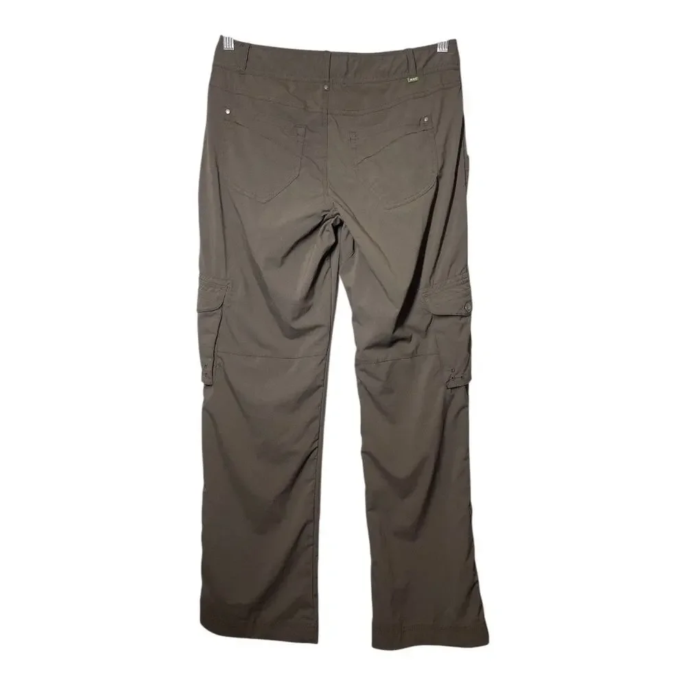 REI Womens Hiking Outdoor Pants Brown Size 10 UPF 50+ Cargo